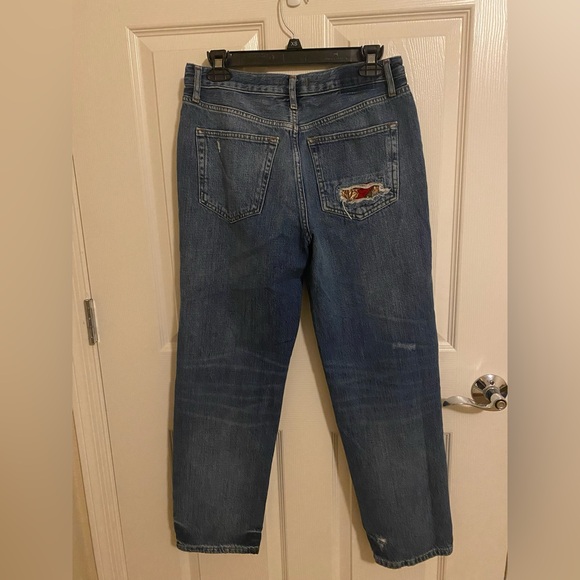 We The Free Patchwork Lux Boyfriend Jeans Size 28 - Picture 8 of 12